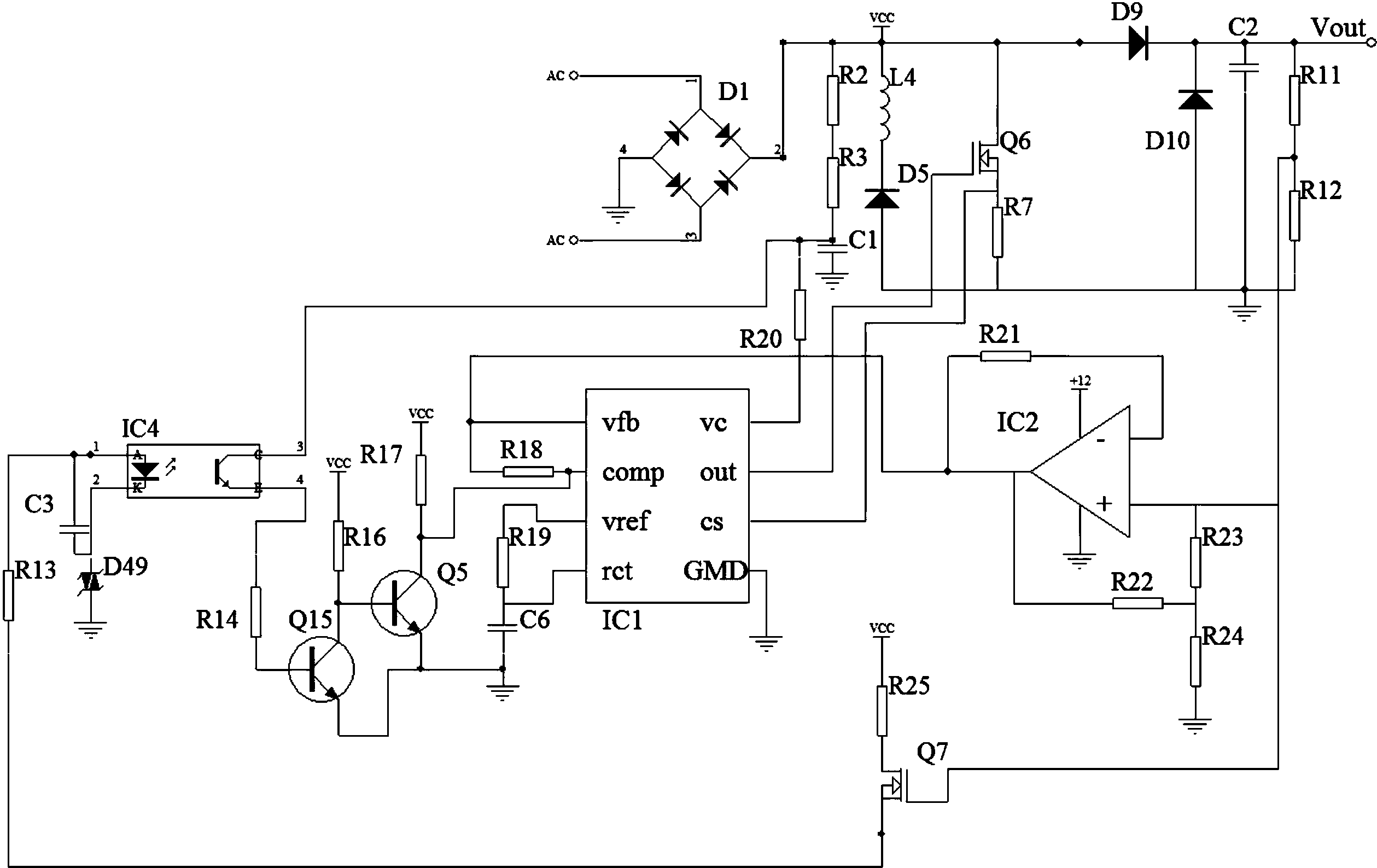 充电器的原理图示 充电器的原理图示