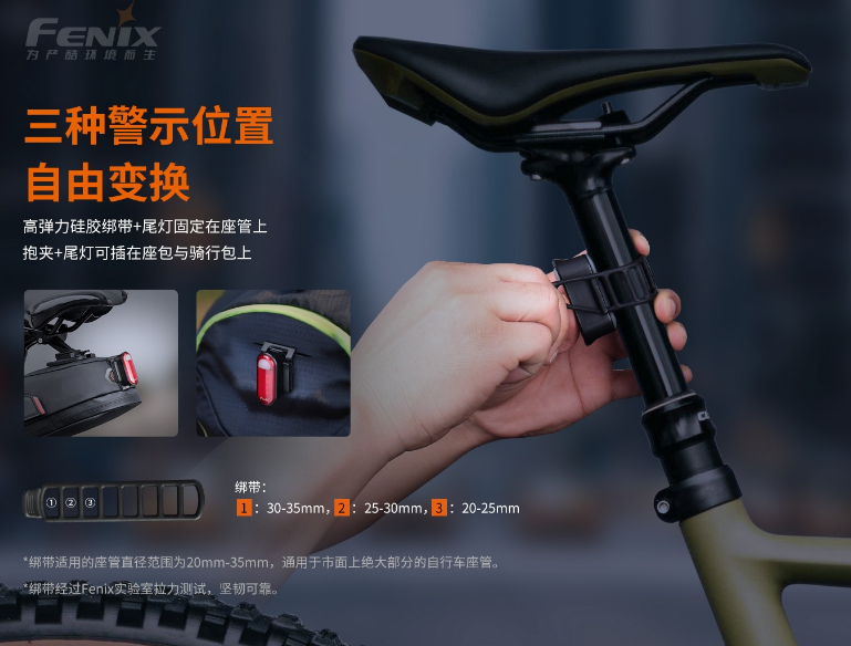 自行车尾灯放哪个位置