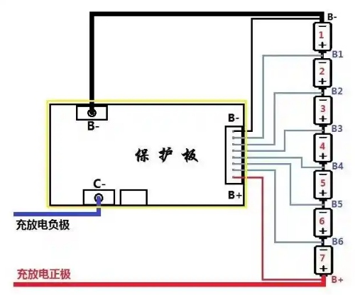 锂电池充电板接法