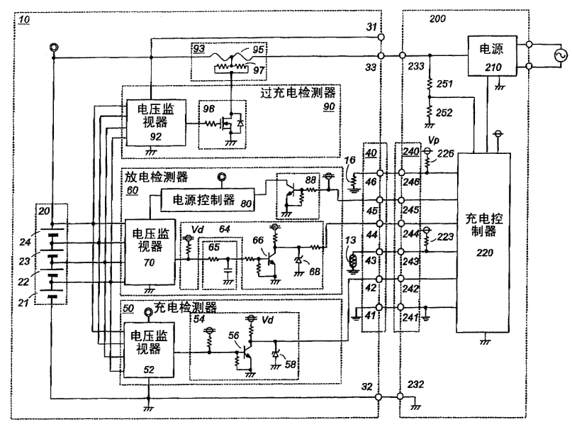 电动工具电池充电器电路图