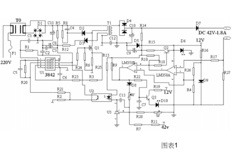 60v电动车充电器电路图及工作原理