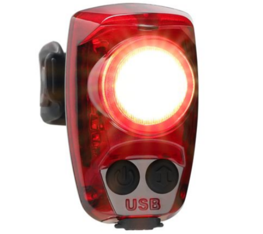 自行车尾灯usb充电